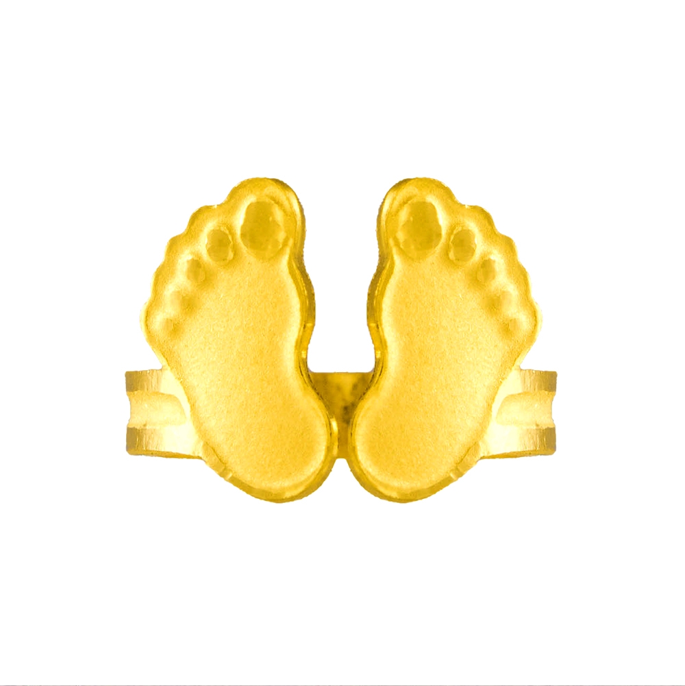 순금 아기발바닥 돌반지 3.75g